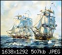 The Marine Art of Roy Cross_Cs_09_HM Sloop of War '' Drake '' in action with 18-gun sloop, '' Ranger '', April 1778_Roy Cross_sqs-cs_09_hm-sloop-war-drake-action-18-gun-sloop-ranger-april-1778_roy-cross_sqs.jpg