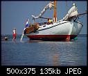 NL - Friesland _ Prinsenhof _ tacking a skutsje - file 4 of 5 DSC_8043_bewerkt.jpg-flatbottom-aground-low-tide.jpg
