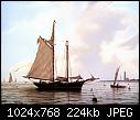 Sailing Vessels - &quot;BecalmedOffGreenPointLight WilliamDavis.jpg&quot; 229.7 KBytes yEnc-becalmedoffgreenpointlight-williamdavis.jpg