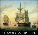 Sailing Vessels - &quot;S4-FineArt872-MaryBloodMellen_TakingInSailsAtSunset.jpg&quot; 286.0 KBytes yEnc-s4-fineart872-marybloodmellen_takinginsailsatsunset.jpg