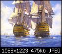 -hunt_04_victory-races-temeraire-enemy-line-trafalgar-21-october-1805_geoff-hunt-1998_sqs